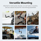 MOVMAX Blade Arm Bike Motorcycle Handlebar Mount Stabilizer, Camera Clamp Mount - Image 8