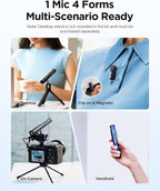 BOYA Magic-03 Wireless Lavalier Microphone, 30Hrs Battery, 328FT Los Range - Image 6
