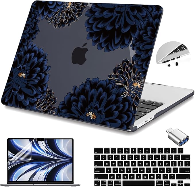 Teryeefi for MacBook Air 13.6 inch Case Release 2022 2023 2024 2025, Fits Model by Teryeefi