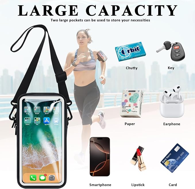 Phone Holder for Running Armband, Cell Phone Purse Small Crossbody Bags for - Image 6
