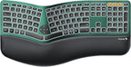 ProtoArc Backlit Bluetooth Ergonomic Keyboard, EK01 Plus Full Size Wireless by ProtoArc