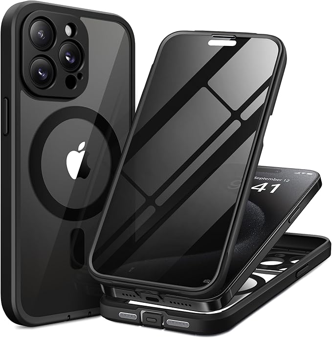Magnetic for iPhone 15 Pro Case, Compatible by TIESZEN