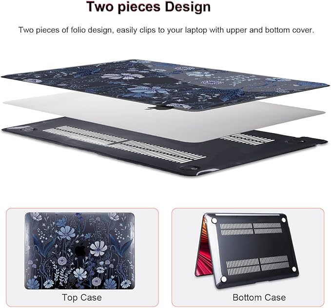 for 2018 2019 2020 2021 MacBook Air 13 Inch Case M1 A2337 A2179 A1932, Pattern - Image 4