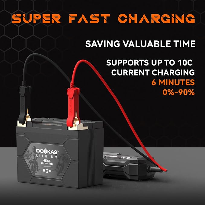 DKL30 800A LiFePO4 Motorcycle Lithium Battery, 12V 8Ah Powersports Battery - Image 8