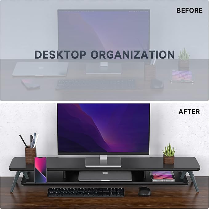 Fenge Dual Monitor Stand, Monitor Stands Riser - Image 7