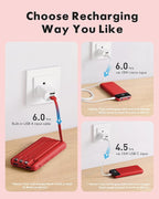 Charmast Portable Charger with Built in Cables, Power Bank with Cords Wires - Image 4