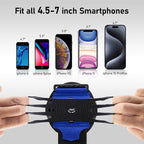 Running Phone Holder Wristband, Forearm Armbands 360° Rotatable & Detachable - Image 2