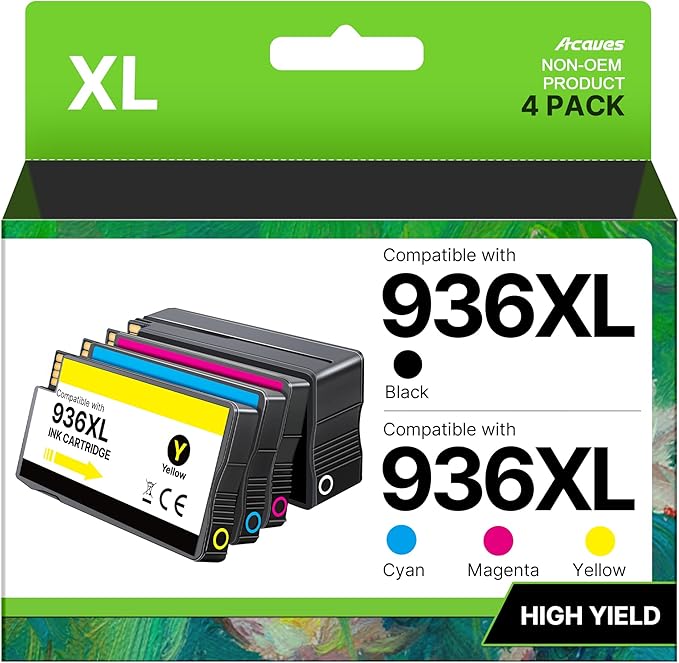 936XL 936 Ink Cartridges High Yield by Acaves