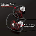 BASN Bsinger PRO in-Ear Monitors Hybrid Dynamic Dual Drivers Two Detachable - Image 5