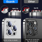 Esanik 2023 Upgrade 2 Pack for iPhone 14 Pro/iPhone 14 Pro Max Camera Lens - Image 3