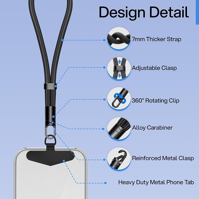 Kaptron Adjustable Phone Wrist Strap - Image 8