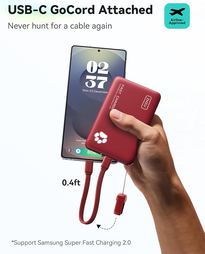 INIU 45W Fast Charging Portable Charger, 40% Smaller 10000mAh - Image 4