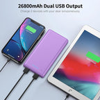 Portable Charger Power Bank 26800mah Ultra-High Capacity External Cell Phone - Image 4