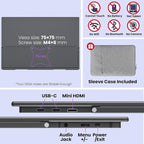 Portable Gaming Monitor 16 Inch QHD 2.5K 2560X1600 16:10 100 Hz 100% sRGB 10 - Image 6