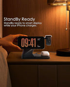 3 in 1 Charging Station for Apple Devices, Mag-Safe Charger Stand, Wireless - Image 3