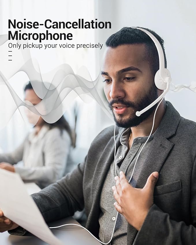 USB Headset with Microphone for PC - Image 6