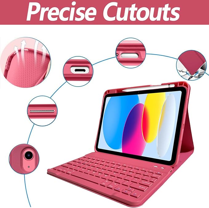 Keyboard Case for iPad 11th 10th Generation - Image 6