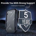 500GB Portable SSD, USB 3.2 Gen2 USB-C, IP68 Water & Dust Resistant, Shockproof - Image 9