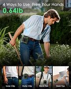 Portable Waist Fan Clip on, Personal Wearable Belt Fan 10000mAh Rechargeable - Image 3