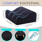 Foot Rest for Under Desk at Work, Ergonomic Under Desk Footrest - Image 5