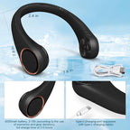 CIVPOWER Neck Fan: Portable Personal Neck Cooling Rechargeable Bladeless Fan - Image 4