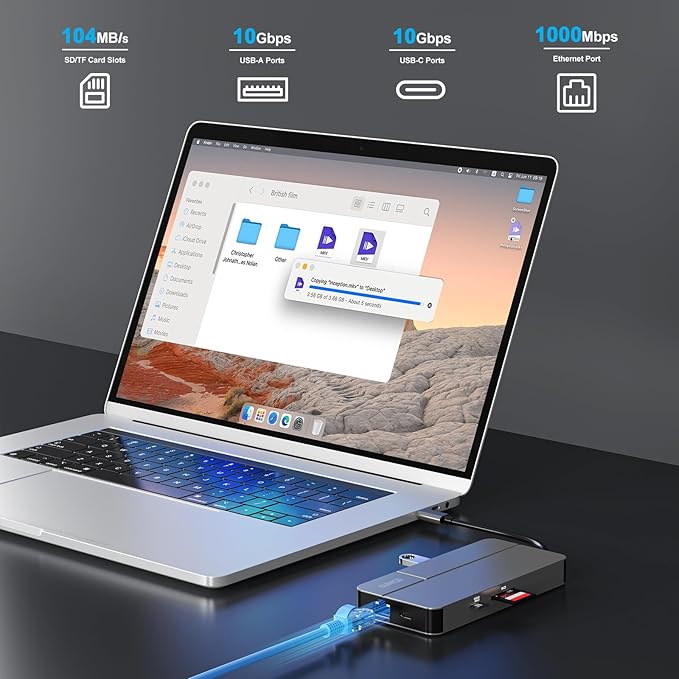 Mac Docking Station Dual Monitor 2 HDMI - Image 5