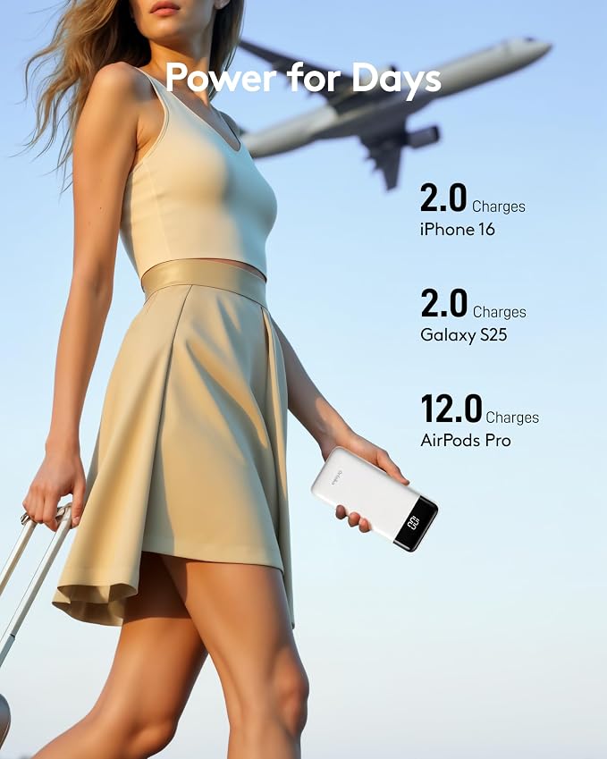 Portable Phone Charger, 10000mAh Portable Charger Power Bank - Image 6