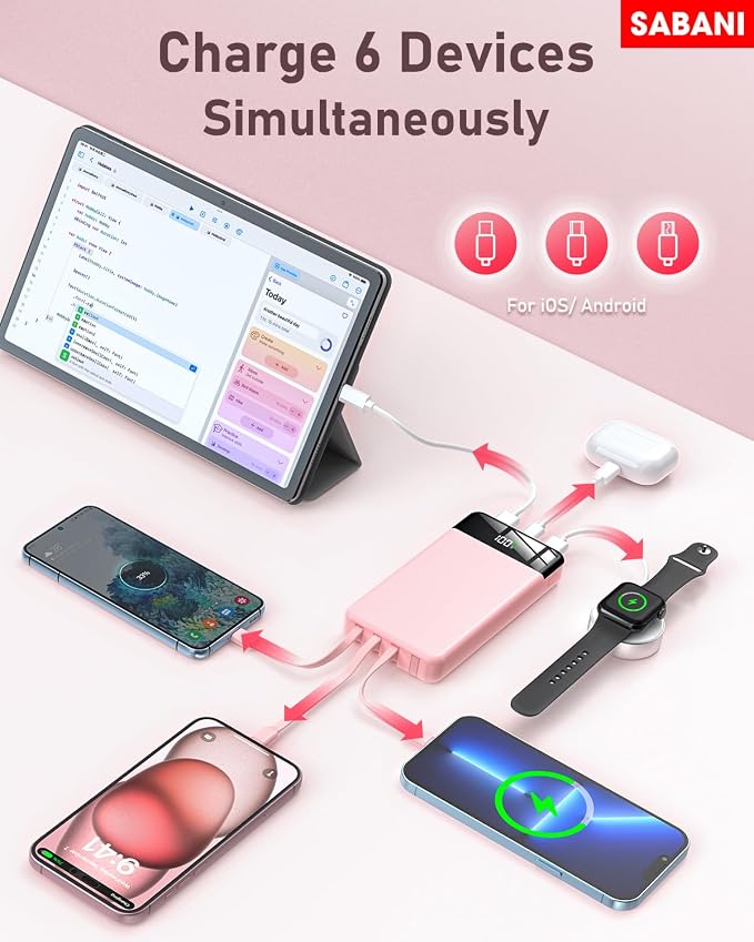 SABANI Portable Charger 35000mAh Power Bank - Image 4