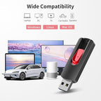 RAOYI 10Pcs 4GB USB Flash Drives Slide Retractable Memory Stick Bulk USB 2.0 - Image 6