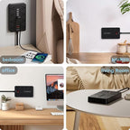 Power Strip with USB Ports, HUNIAN 5 Ft Extension Cord Flat Plug with 8 Outlets - Image 7