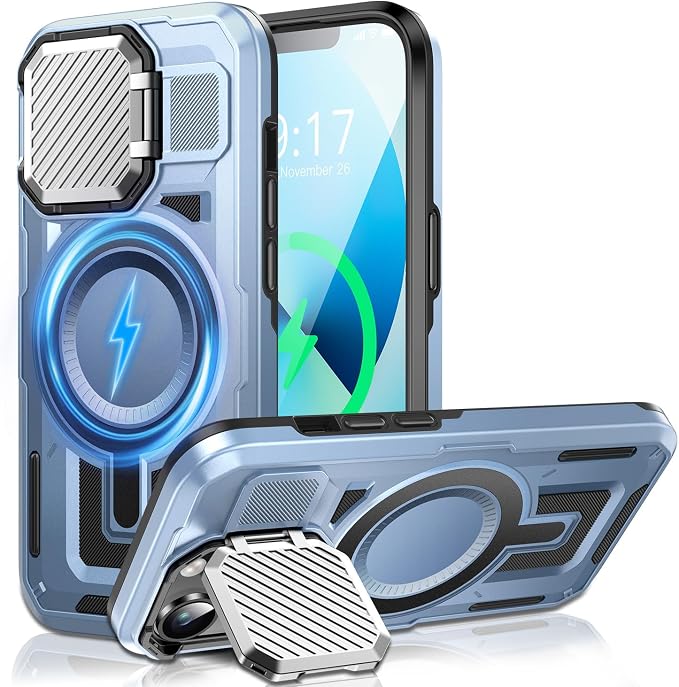 Camera Stand Case for iPhone 14 Plus, 2024 Version Military Grade Protective by Unknown