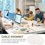 PATIKIL Desk Grommet 2-3/8", Light Gray - Image 7