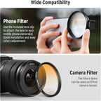 NEEWER Clip On 67mm Phone ND Filter Kit, Upgraded Lens Clip Cold Shoe - Image 6
