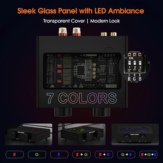 Douk Audio A5 2 Channel TPA3255 Stereo Amp, 300 Watts x2 Mini Hi-Fi Audio Power - Image 6