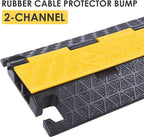 Heavy-Duty Rubber Cable Protector Ramp - Image 3