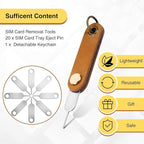 Weewooday 20 Pcs Sim Card Removal Tool Universal Sim Card Pin Card Tray Eject - Image 2