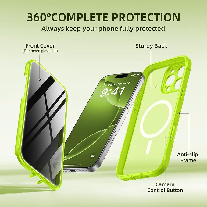 BERFY Magnetic for iPhone 16 Pro Case, Compatible - Image 9