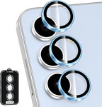 for Samsung Galaxy S24 FE Camera Lens Protector, Individual Metal Ring Tempered by Btscase