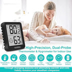 Indoor Humidity Meter Hygrometer 3Pack, Room Thermometer - Image 2