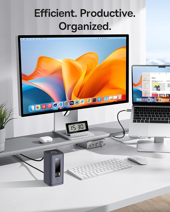 Baseus Spacemate Docking Station, 11-in-1 USB-C DisplayLink Docking Station - Image 4