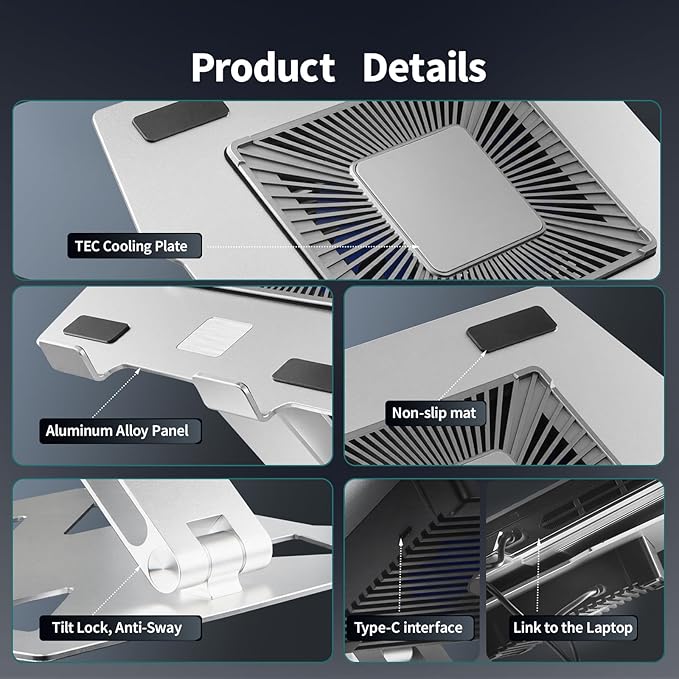 IMMOENUC Laptop Cooling Stand - Image 6