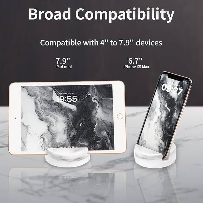 Marble Phone Stand for Desk - Image 3