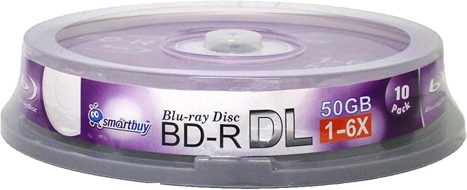 Smart Buy 10 Pack Bd-r Dl 50gb 6X Blu-ray Double Layer Recordable Disc Blank - Image 2