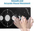 Sun Moon Gaming Mouse Pad Black Large Mouse Pad - Image 7