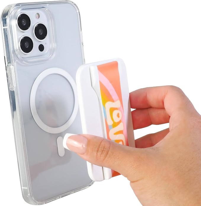 LoveHandle PRO MagSafe Compatible Magnetic Phone Grip w/Kickstand - Image 2