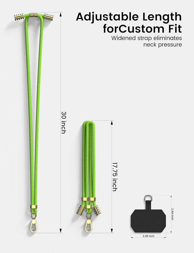Cell Phone Lanyard, Adjustable Crossbody Cell Phone Lanyard, Adjustable Anti - Image 6