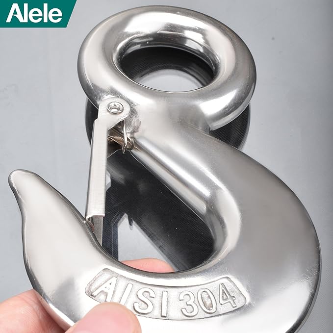 Alele Grab Hooks, 2T Crane Scale, Slip Hooks, Stainless Steel Heavy Duty - Image 3