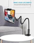 woleyi Gooseneck Tablet Holder for Bed, Flexible Long Arm Tablet Mount for Desk - Image 2