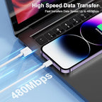 3Pack for iPhone Charging Cable 3Feet-Lightning to USB Cable Wire - Image 5