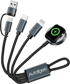 2Pack Short 8inch 3 in 2 Multi Charging Cable by Autallgee